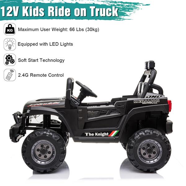 BBH-016 Dual Drive 12V 4.5A.h with 2.4G Remote Control off-road Vehicle Black