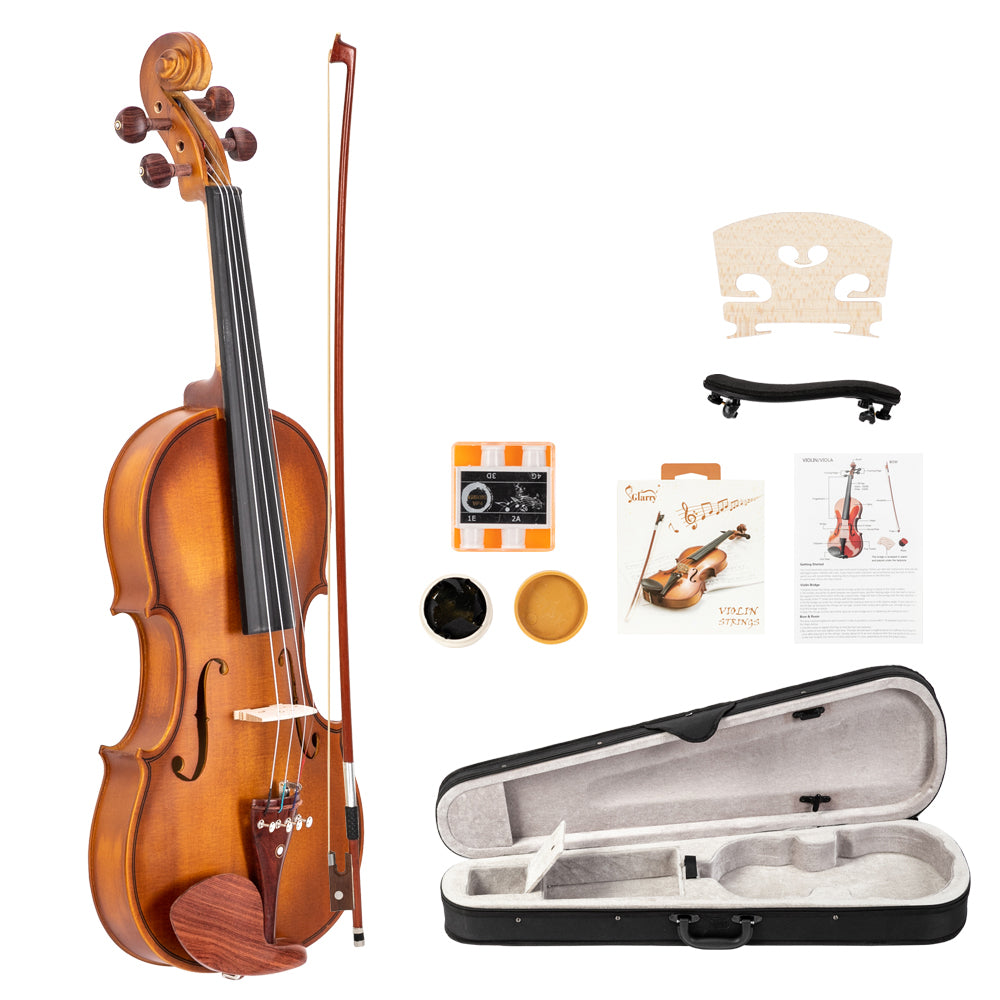 【Do Not Sell on Amazon】Glarry GV103 4/4 Spruce Panel Violin Matte Natural