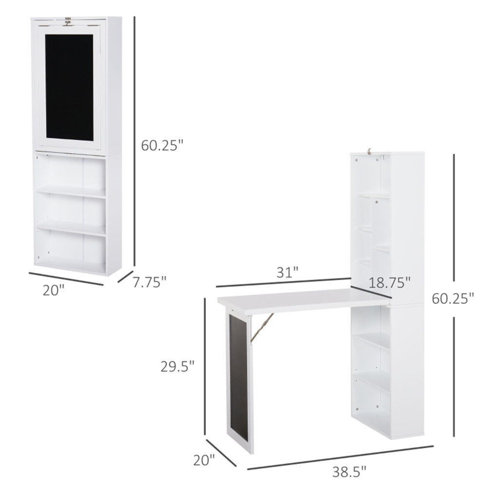 Wall Mount Desk Cabinet ( Amazon Shipping)(Prohibited by WalMart)