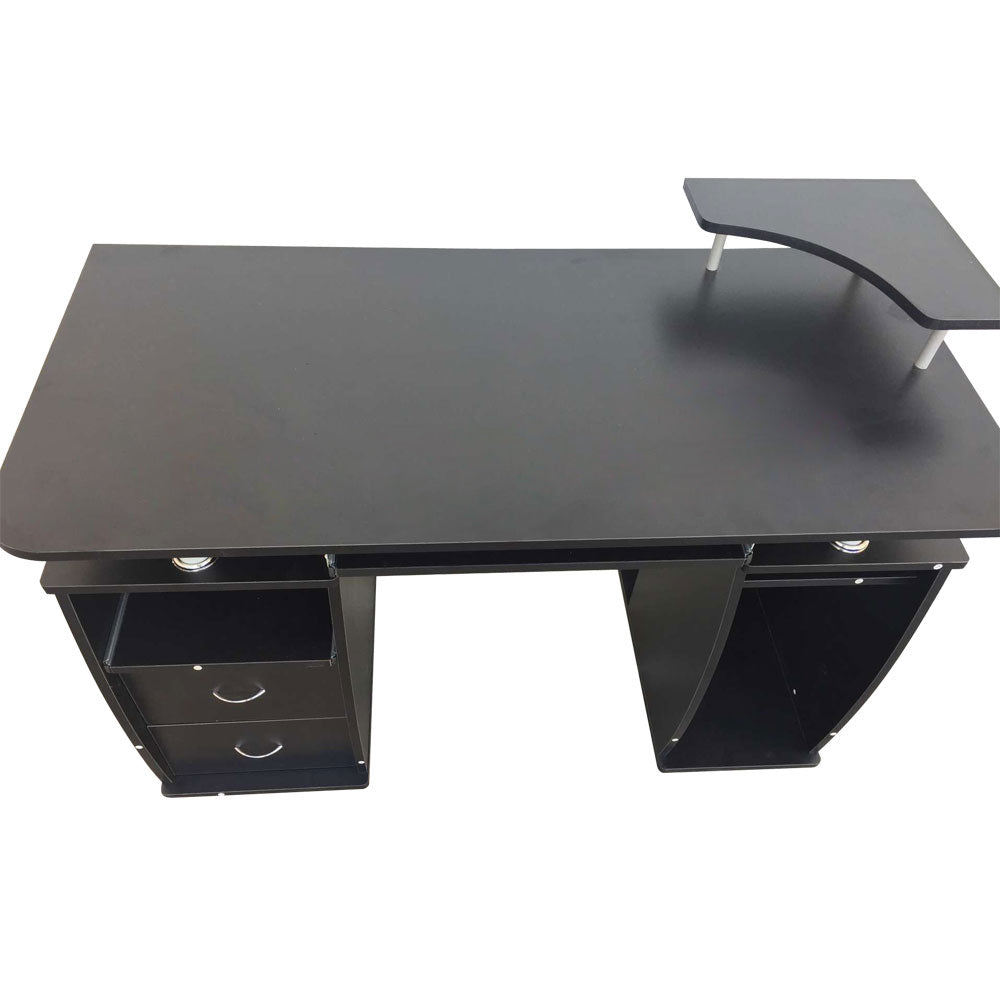 Computer Desk with Drawers Black