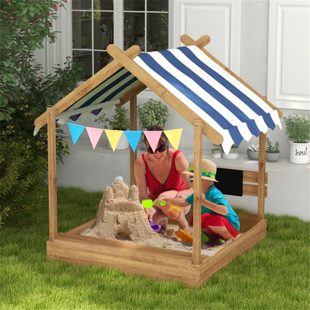 Wooden Sandbox, for 3-7 Years Old Kids ( Amazon Shipping)(Prohibited by WalMart)