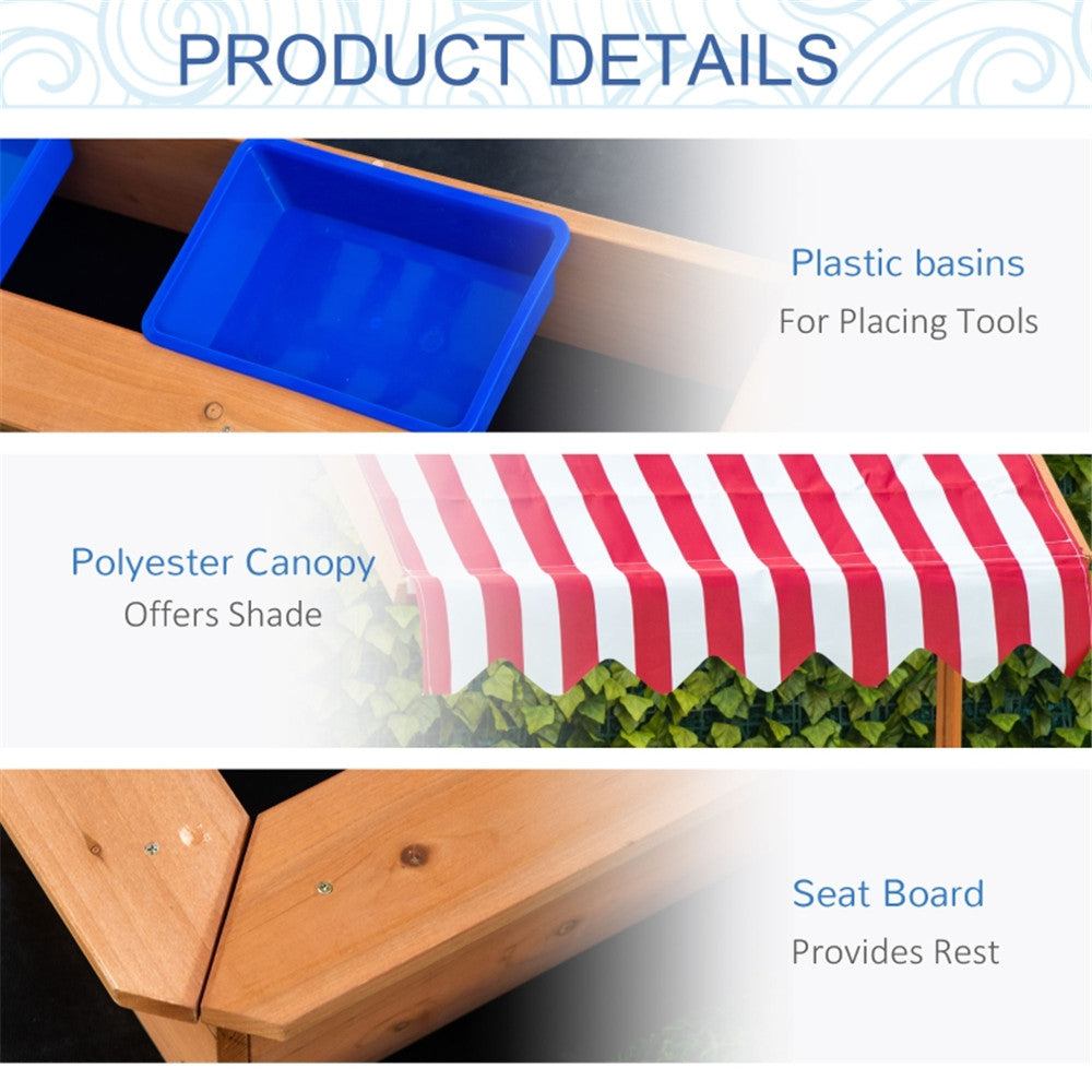 Kids Wooden Sandbox ( Amazon Shipping)(Prohibited by WalMart)