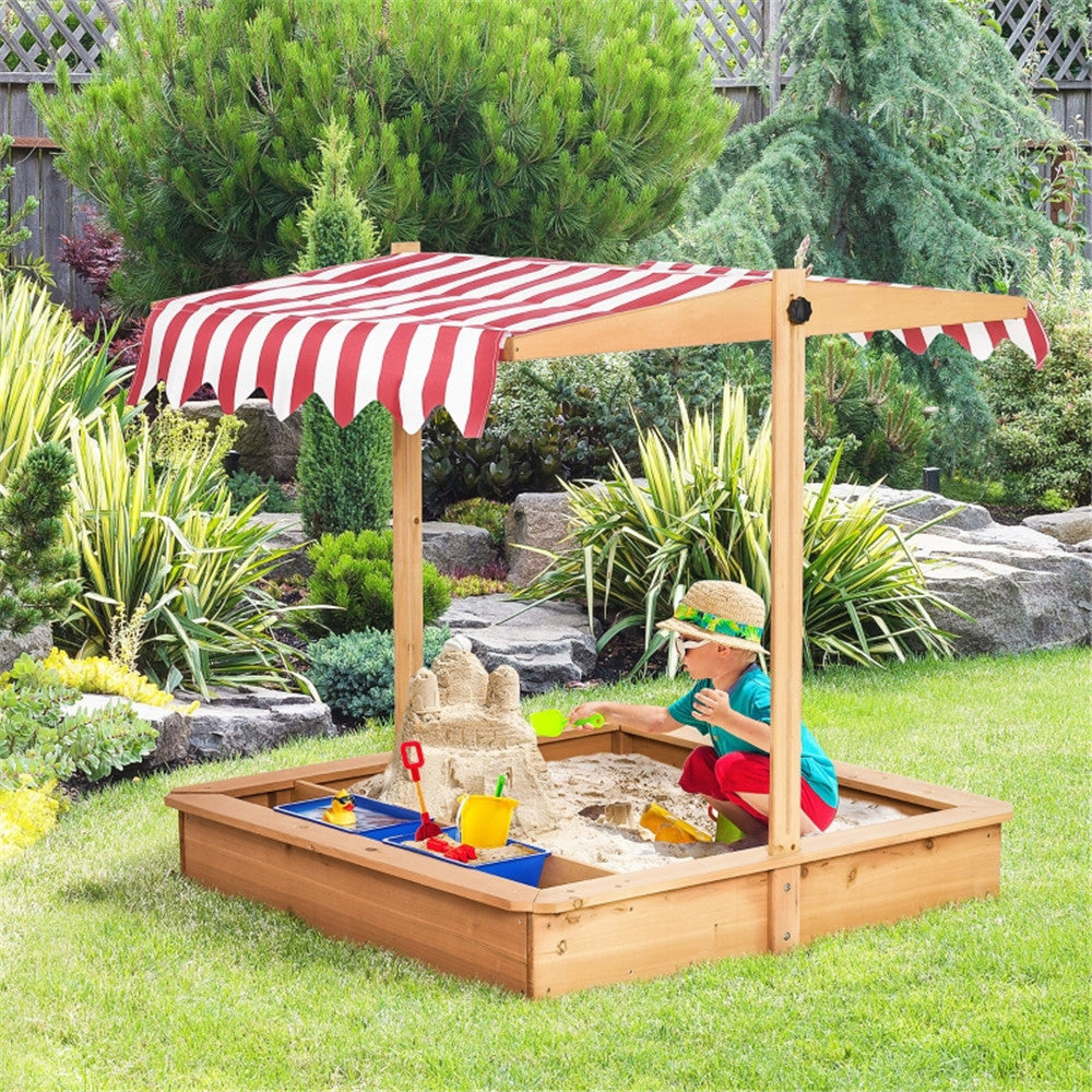 Kids Wooden Sandbox ( Amazon Shipping)(Prohibited by WalMart)