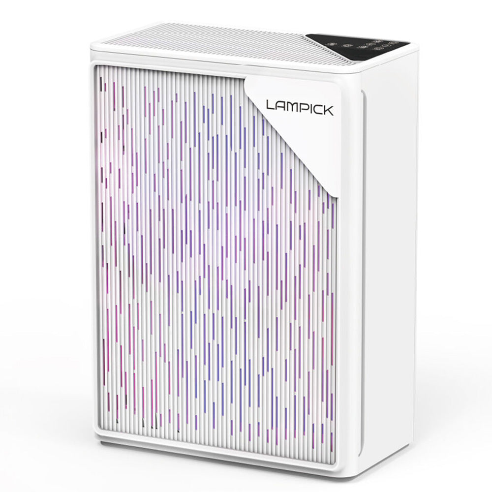 Air Purifiers for Home Large Room Up to 1736 sqft, HEPA Air Purifier with Meteor Shower Atmosphere Light, Fragrance Sponge, PM2.5 Detector Air Cleaner for Pet Dander Wildfire Smoke Pollen Odor