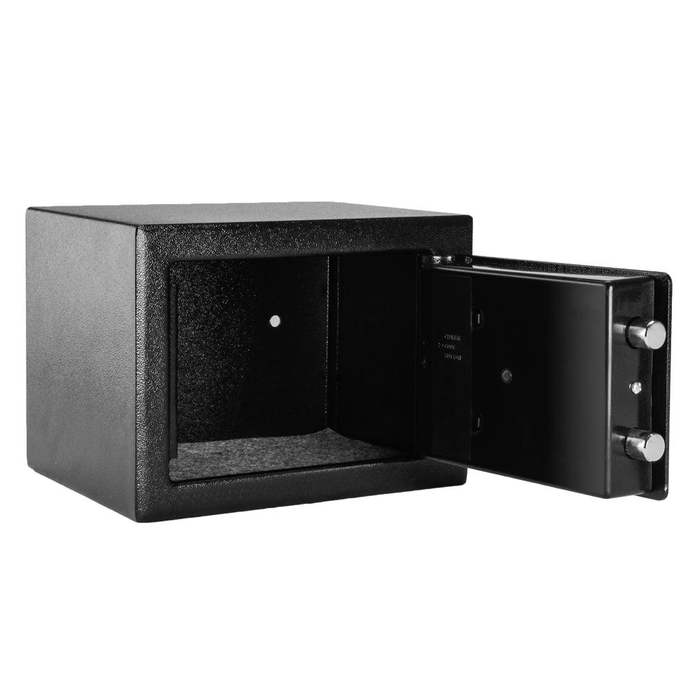 Mini Wall-in Style Electronic Code Metal Steel Box Safe Case 17EF Black