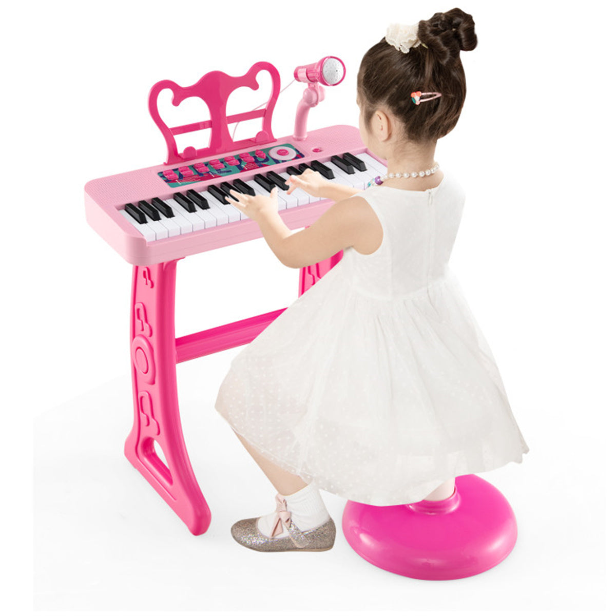 Kids Piano, Keyboard 37-Key Kids Toy Keyboard Piano with Microphone