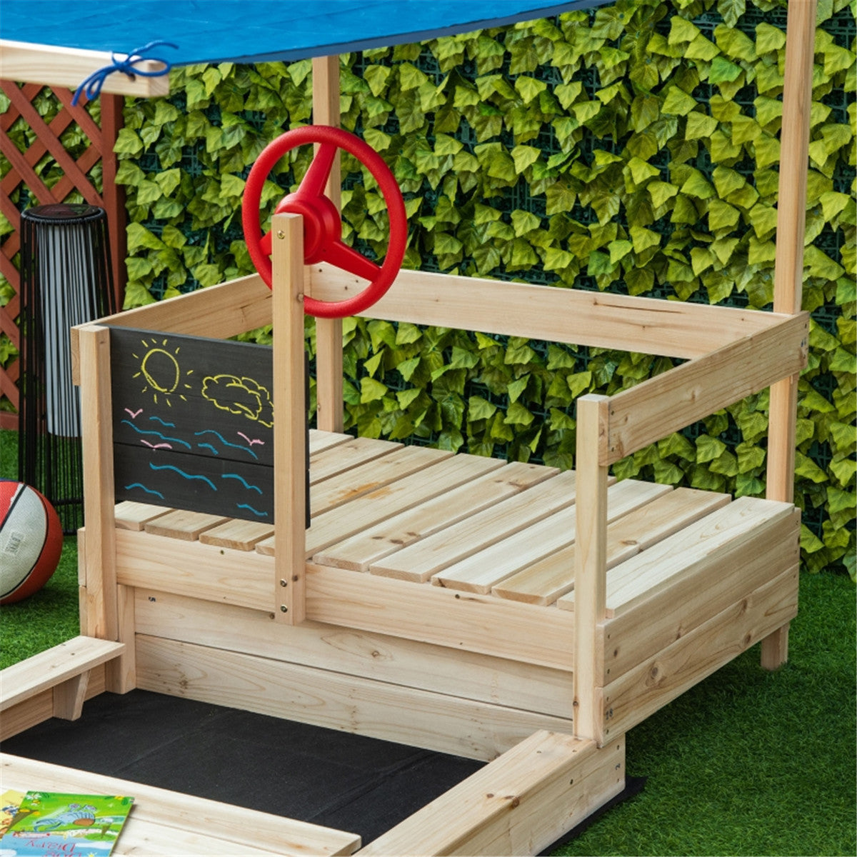 Kids Sandbox with Cover ( Amazon Shipping)(Prohibited by WalMart)