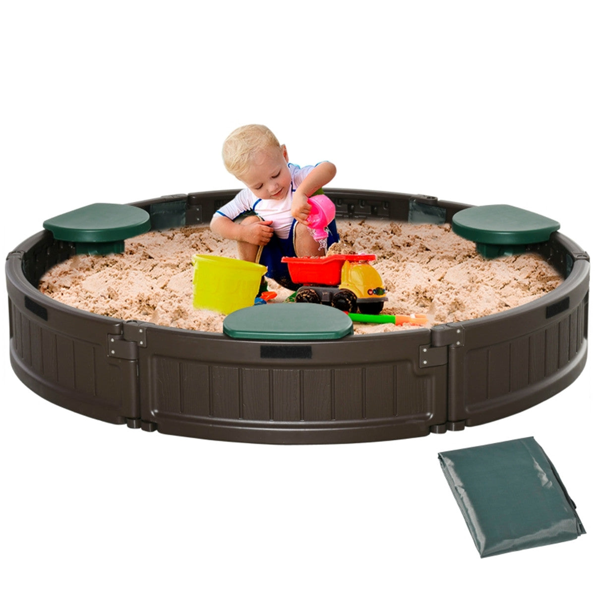Kids Sandbox with Cover ( Amazon Shipping)(Prohibited by WalMart)