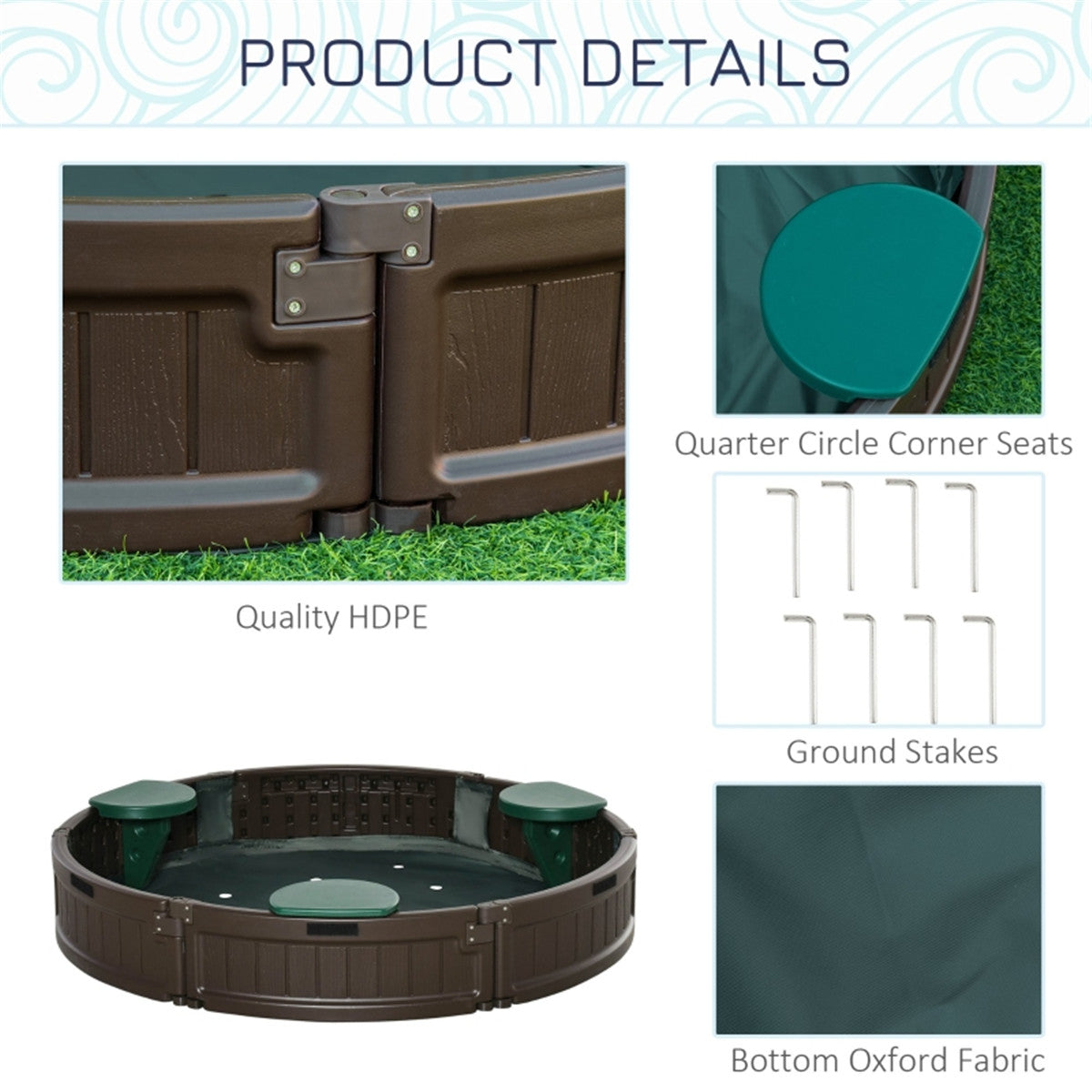 Kids Sandbox with Cover ( Amazon Shipping)(Prohibited by WalMart)