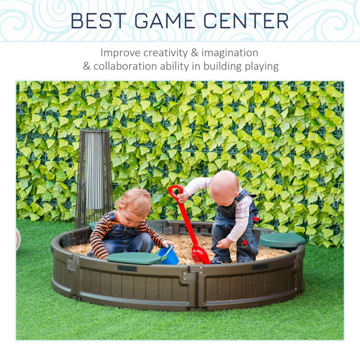 Kids Sandbox with Cover ( Amazon Shipping)(Prohibited by WalMart)