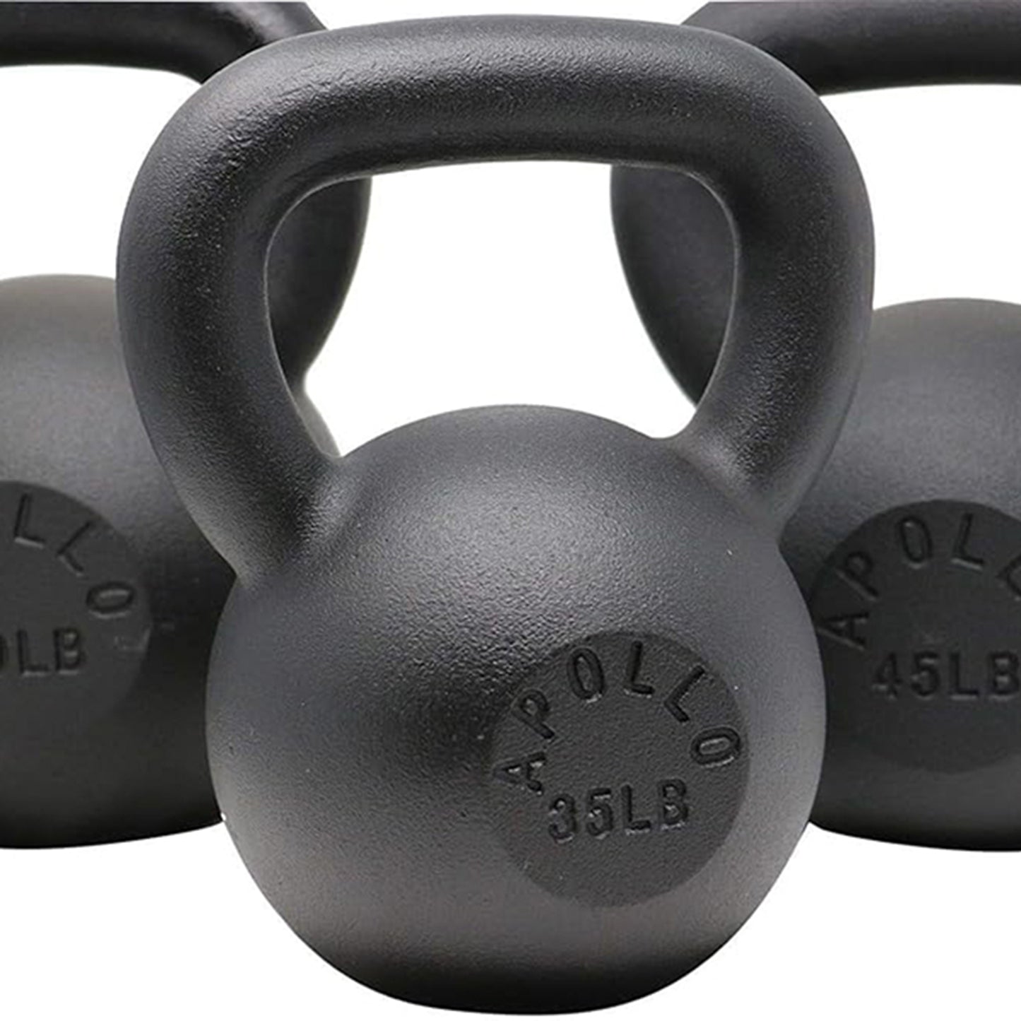 30LBS Solid Cast Iron Kettlebells Ideal for Strength Training, Building Muscles