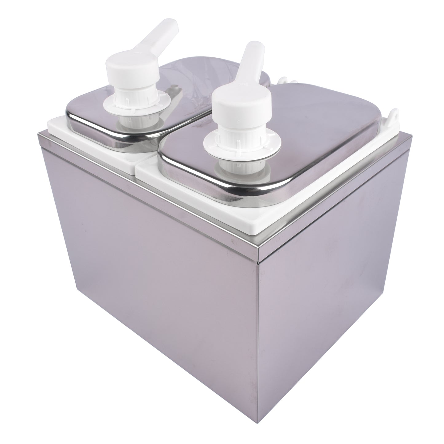 4L Stainless Steel Sauce Pump Dispenser Squeeze Condiment Dispensing Container Condiment Pump Station Condiment Pump Dispenser