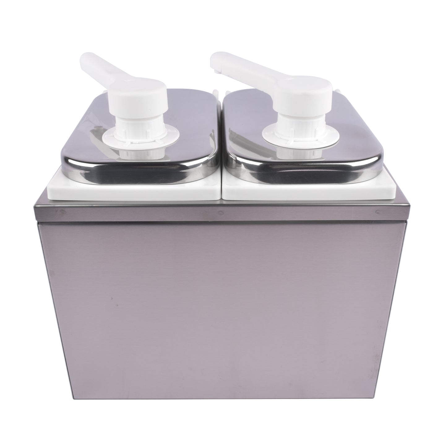4L Stainless Steel Sauce Pump Dispenser Squeeze Condiment Dispensing Container Condiment Pump Station Condiment Pump Dispenser