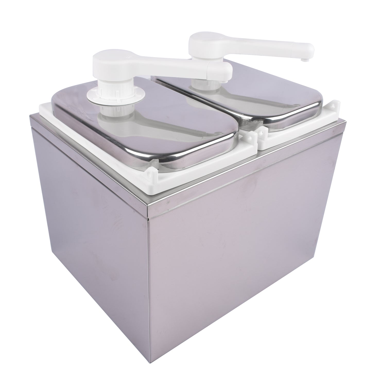 4L Stainless Steel Sauce Pump Dispenser Squeeze Condiment Dispensing Container Condiment Pump Station Condiment Pump Dispenser