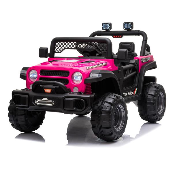 BBH-016 Dual Drive 12V 4.5A.h with 2.4G Remote Control off-road Vehicle Rose Red