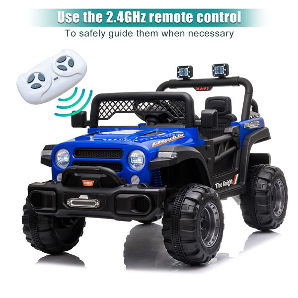 BBH-016 Dual Drive 12V 4.5A.h with 2.4G Remote Control off-road Vehicle Blue