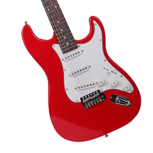 Rosewood Fingerboard Electric Guitar with Shoulder Strap / Guitar Bag / Picks / Cord / Hex Wrench Re