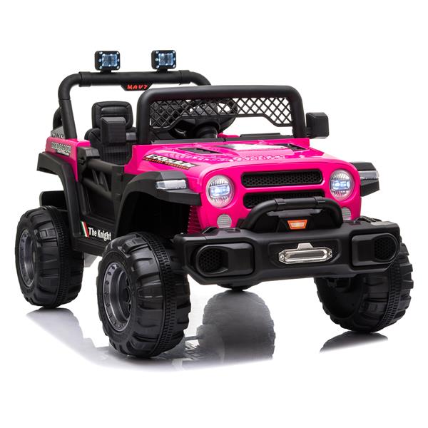 BBH-016 Dual Drive 12V 4.5A.h with 2.4G Remote Control off-road Vehicle Rose Red
