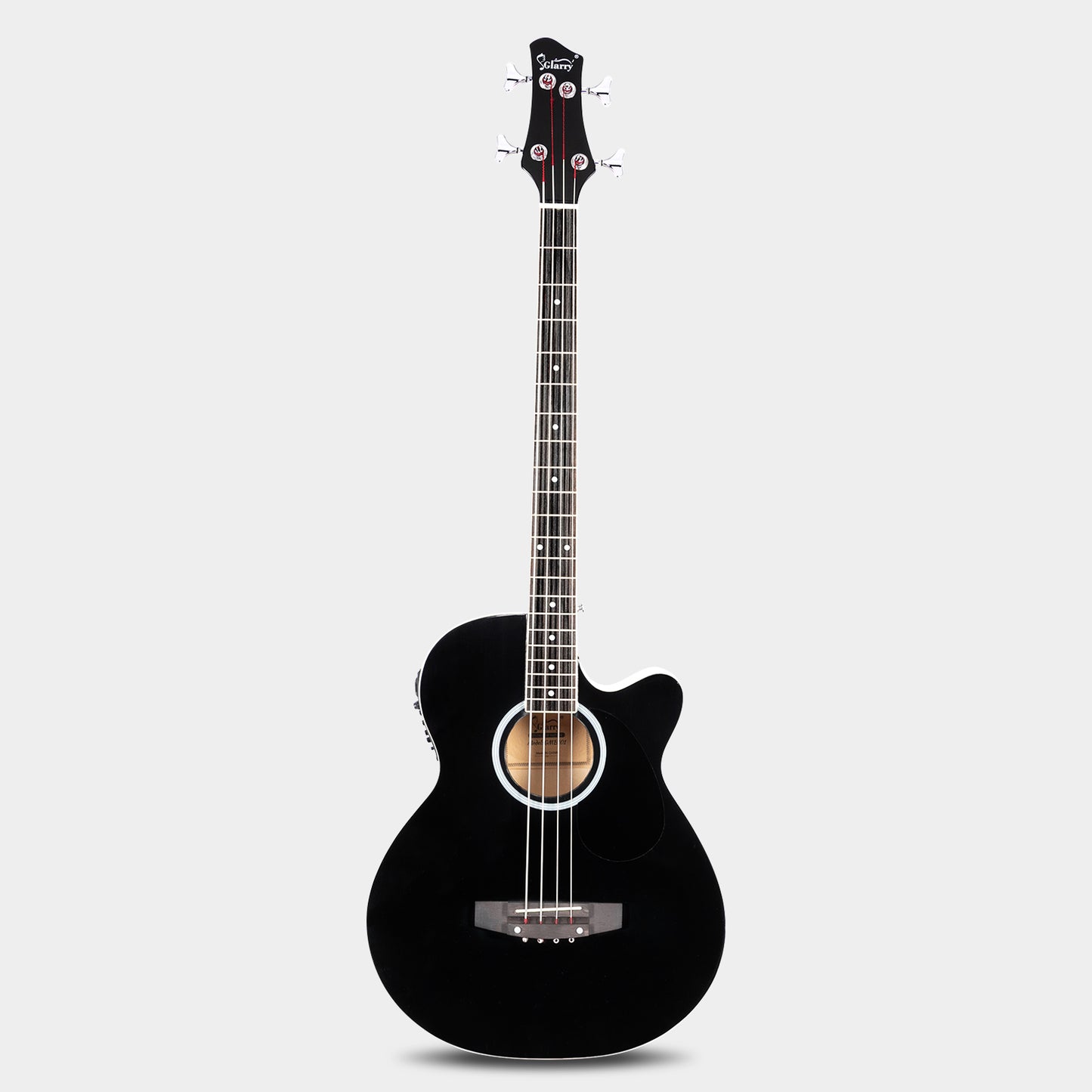 [Do Not Sell on Amazon] Glarry GMB101 4 string Electric Acoustic Bass Guitar w/ 4-Band Equalizer EQ-7545R Black