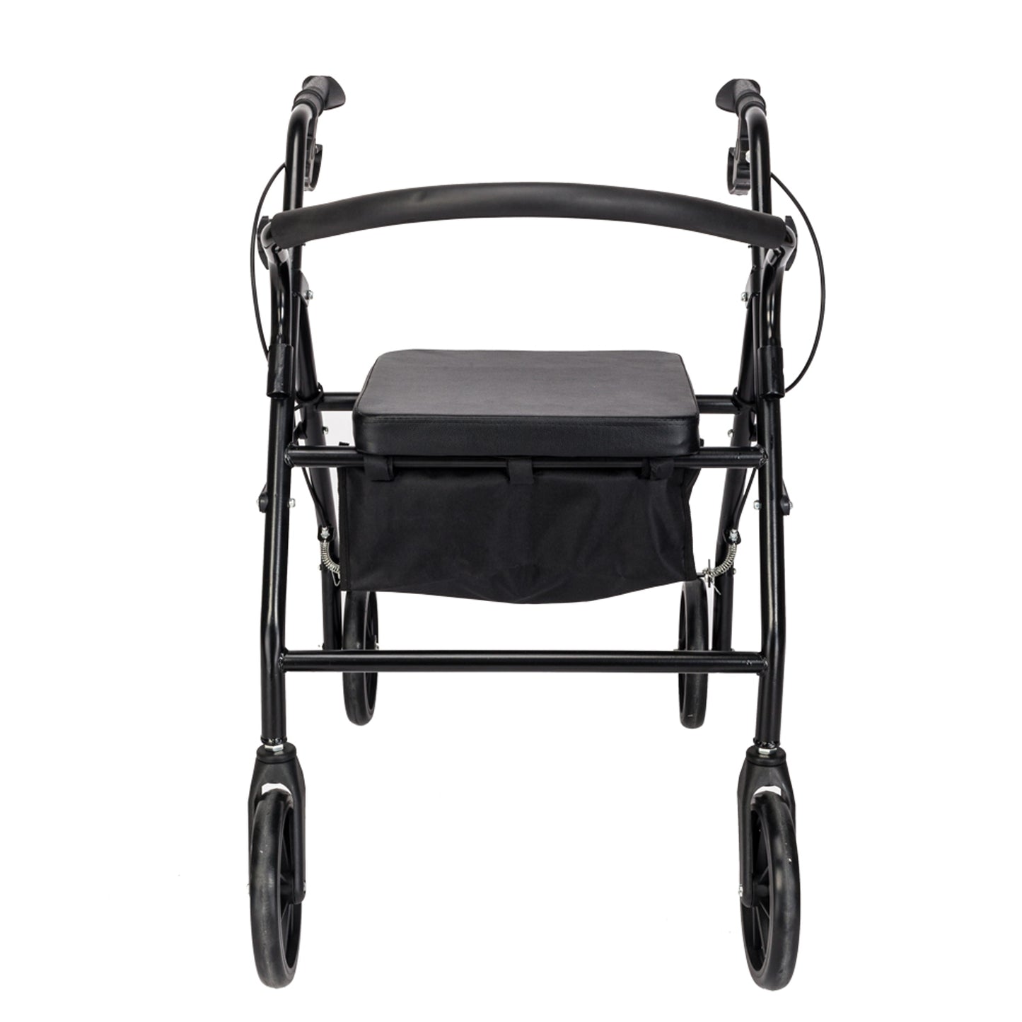 Steel Walker with Wheels Black