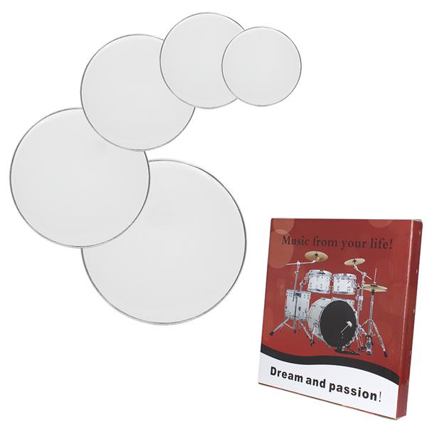 Drum Heads (22", 16", 14", 13", 12") White