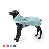 New Style Dog Winter Jacket with Waterproof Warm Polyester Filling Fabric--（Blue，size L）