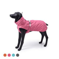 New Style Dog Winter Jacket with Waterproof Warm Polyester Filling Fabric-（pink，size S）