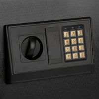 E50EA Home Use Electronic Password Steel Plate Safe Box Black