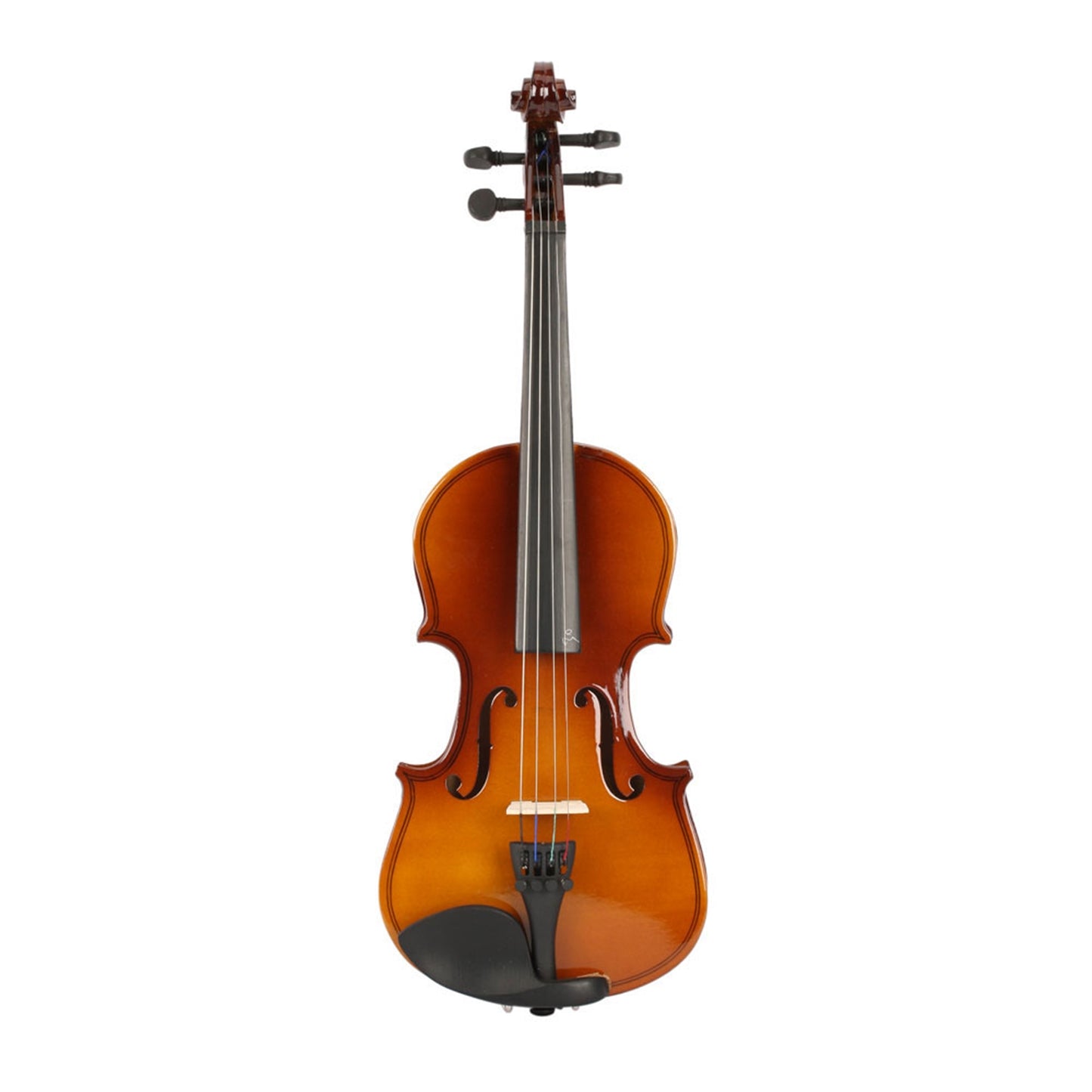 New 1/8 Acoustic Violin Case Bow Rosin Natural