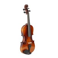 New 1/2 Acoustic Violin Case Bow Rosin Natural