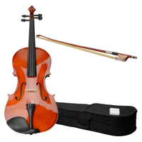 15" Acoustic Viola   Case   Bow   Rosin Nature Color