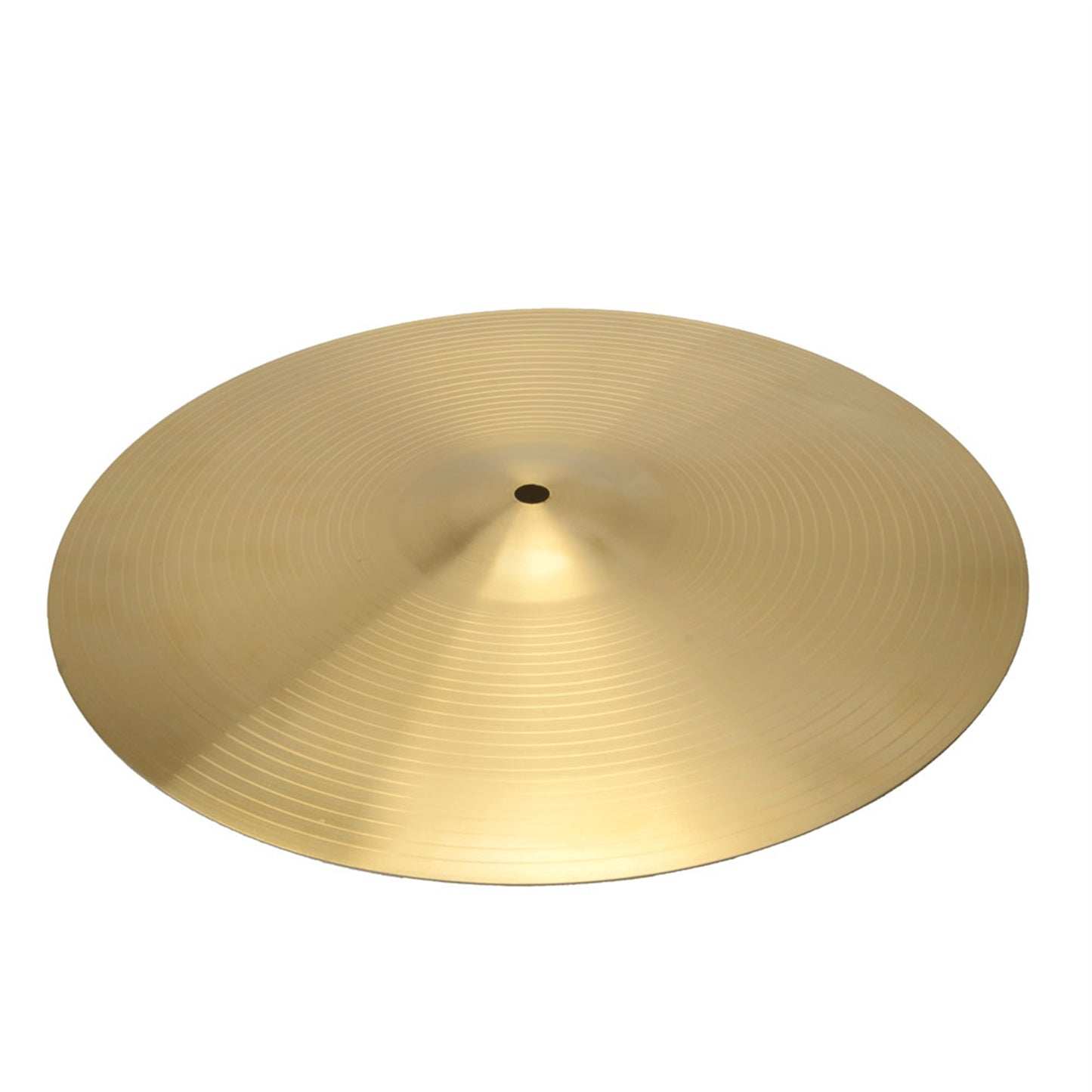 Professional 18" 0.8mm Copper Alloy Ride Cymbal for Drum Set Golden