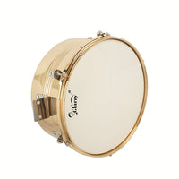 [Do Not Sell on Amazon]Glarry 13" & 14" Timbales Drum Set with Stand and Cowbell Golden