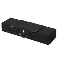 [Do Not Sell on Amazon]Glarry 4/4 Spruce Panel Violin Bright Natural Wood Back Panel Side Plate Rectangular Case Octagonal Prism Bow