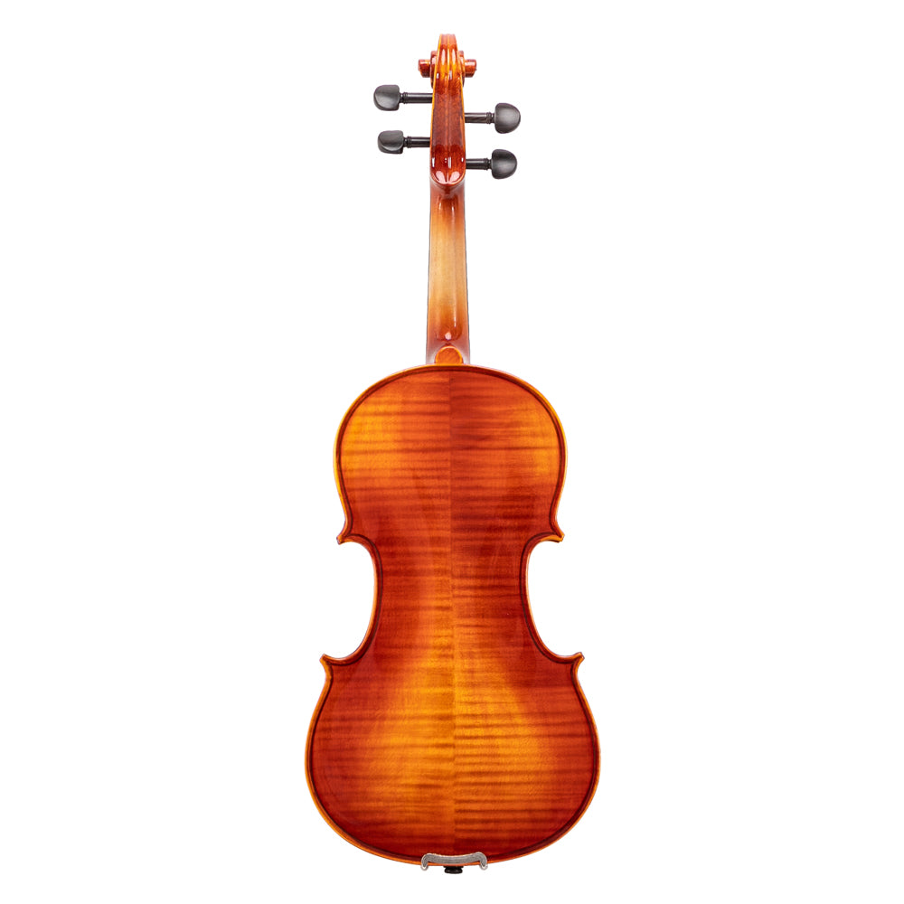 [Do Not Sell on Amazon]Glarry 4/4 Spruce Panel Violin Bright Natural Wood Back Panel Side Plate Rectangular Case Octagonal Prism Bow