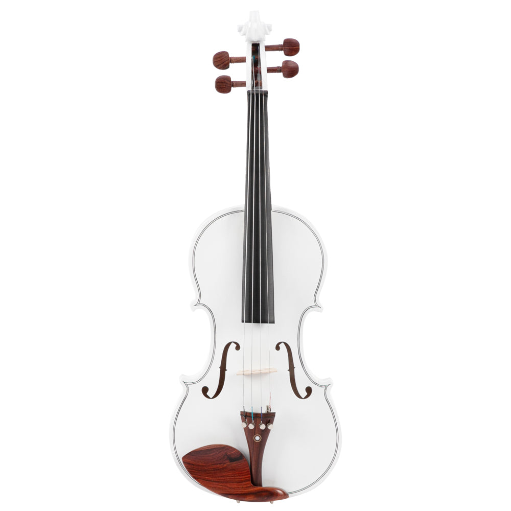 【Do Not Sell on Amazon】Glarry GV103 4/4 Spruce Panel Violin Matte White