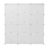 7-Tier Portable 42 Pair Shoe Rack Organizer 21 Grids Tower Shelf Storage Cabinet Stand Expandable for Heels, Boots, Slippers, White