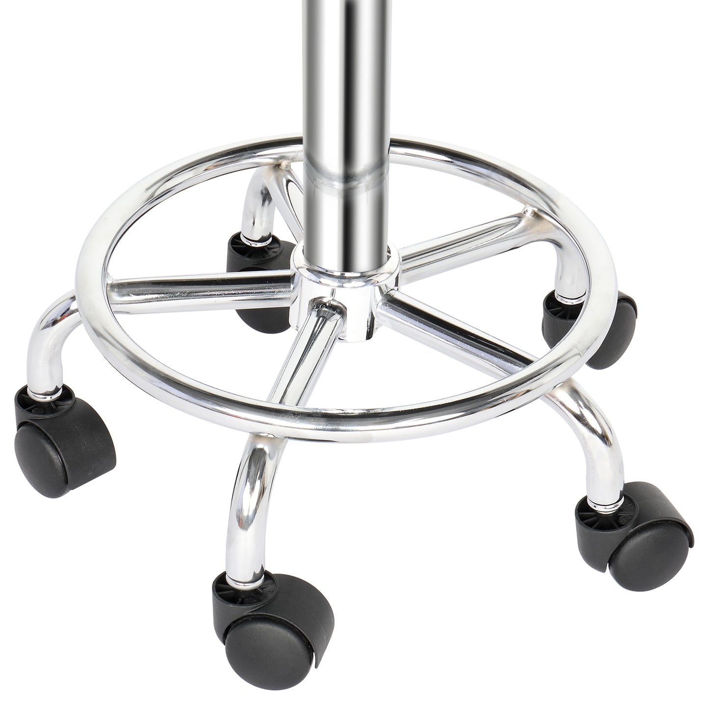 Round Stool Ha Ha Feet Rotation Bar Stool Black