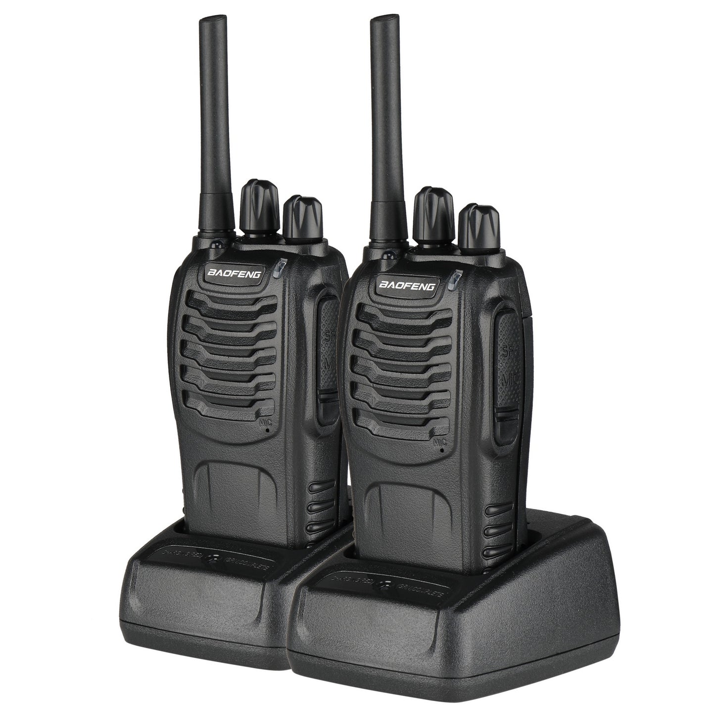 BF-88A 5W FRS Frequency Handheld Walkie Talkie Black (2pcs/Pair)