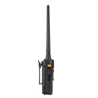 1.5" LCD 5W 144~148MHz / 420~450MHz Dual Band Walkie Talkie with 1-LED Flashlight (Black)