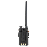 1.5" LCD 5W 144~148MHz / 420~450MHz Dual Band Walkie Talkie with 1-LED Flashlight (Black)