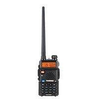 1.5" LCD 5W 144~148MHz / 420~450MHz Dual Band Walkie Talkie with 1-LED Flashlight (Black)