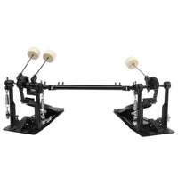 Wool Felt Hammer Double Drum Pedal Professional Double Bass Drum Pedal Black