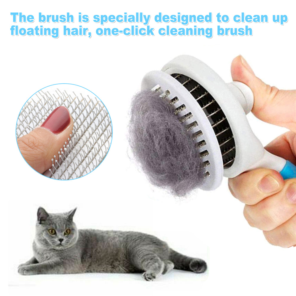 Pet Hair Brush Remover Tool Cat Dog Grooming Dematting Comb Needle Reduce Lint