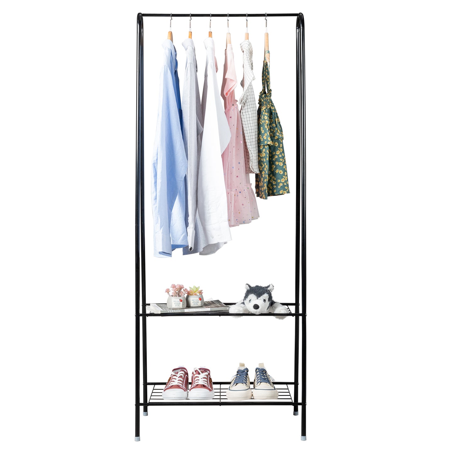 2-Tier Durable Shelf for Shoes Clothes Storage