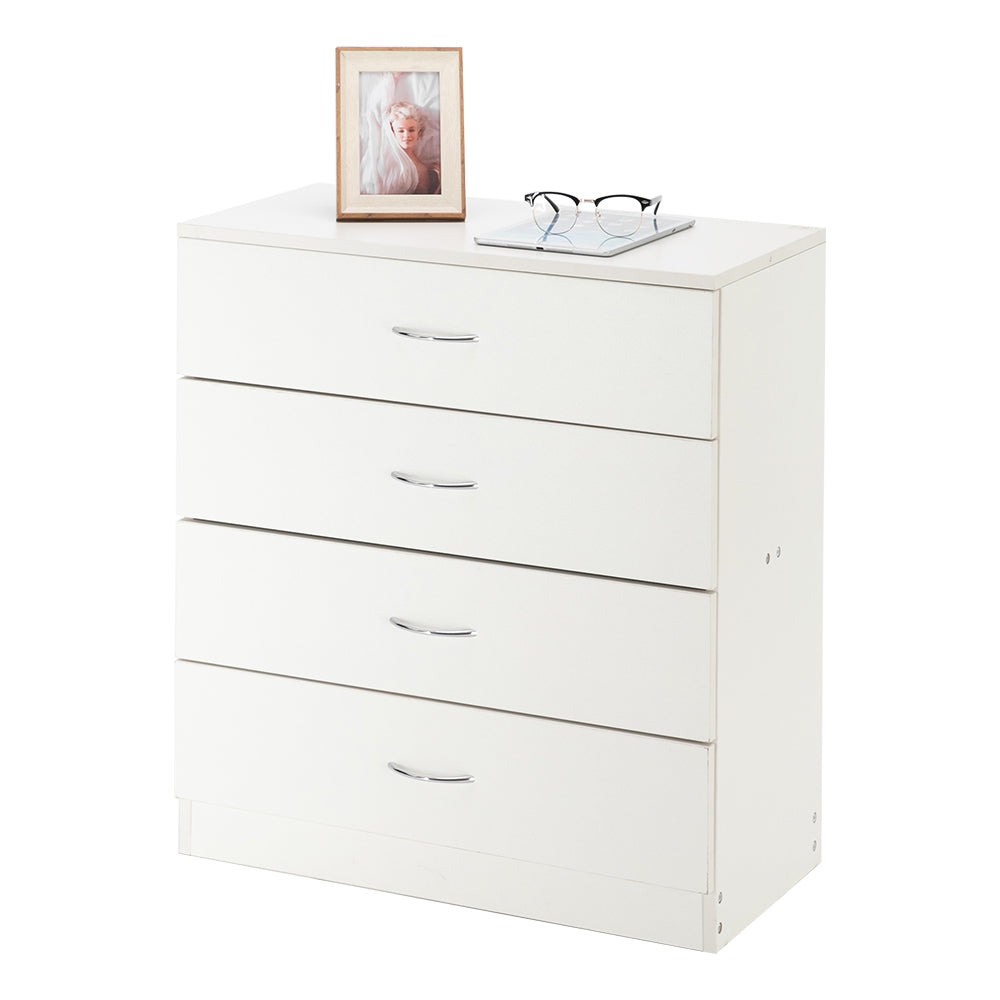 [FCH] Modern Simple 4-Drawer Dresser White(=86913595, 22419080, 72485344)