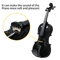 【Do Not Sell on AmazonFull Size 4/4 Violin Set for Adults Beginners Students with Hard Case,Violin Bow,Shoulder Rest,Rosin,Extra Strings and Sordine