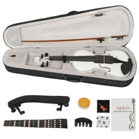 【Do Not Sell on AmazonFull Size 4/4 Violin Set for Adults Beginners Students with Hard Case,Violin Bow,Shoulder Rest,Rosin,Extra Strings and Sordine