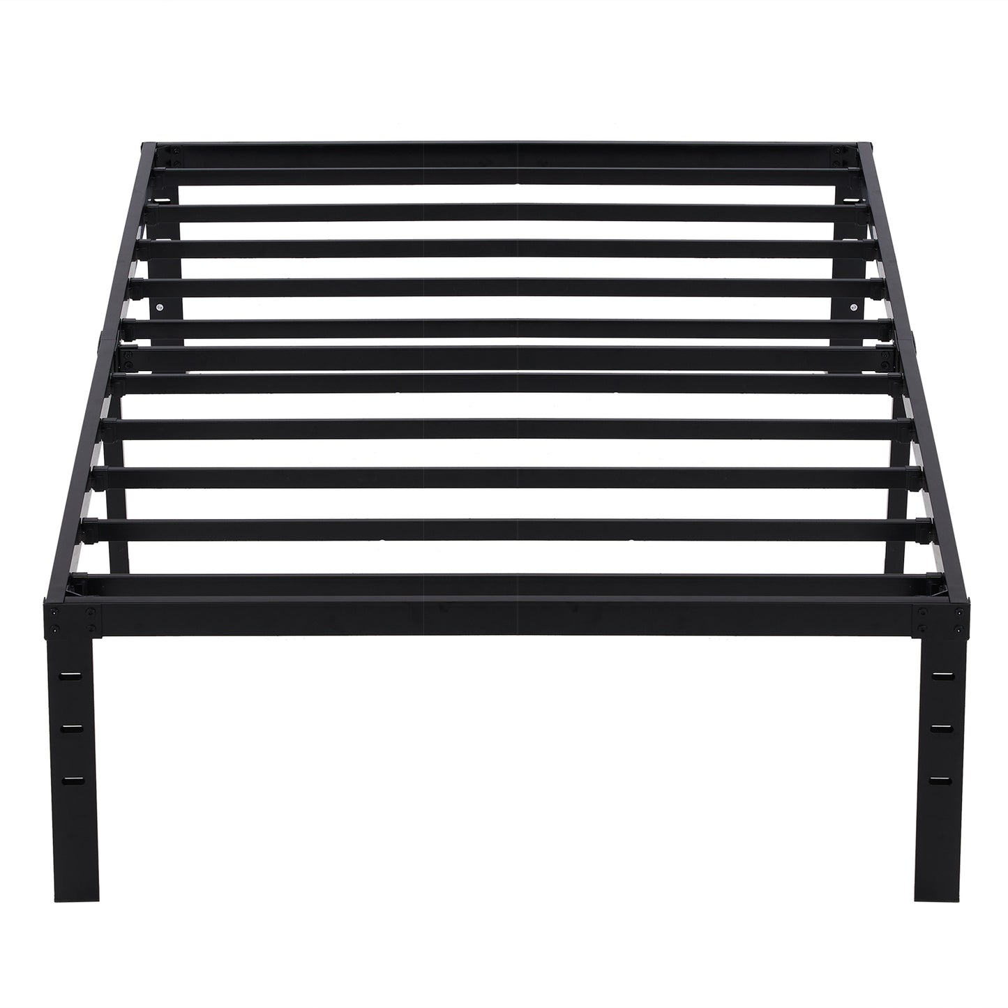 190.5*96.5*35.5cm Bed Height 14" Simple Basic Iron Bed Frame Iron Bed Black