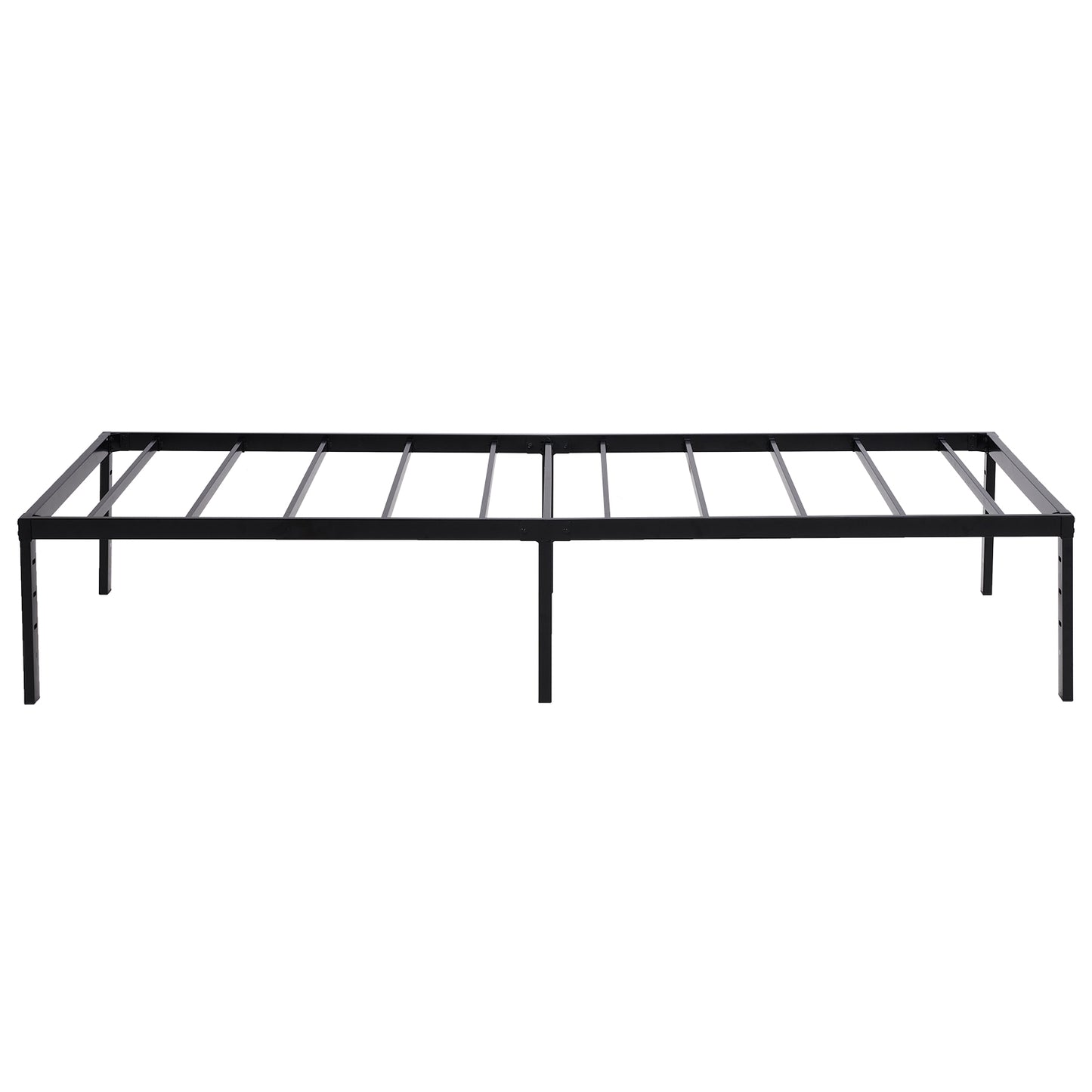 190.5*96.5*45.7cm Bed Height 18'' Simple Basic Iron Bed Frame Iron Bed Black